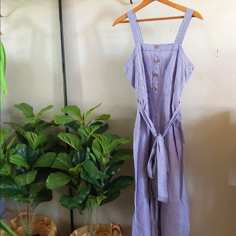 Striped Comfy Jumpsuit